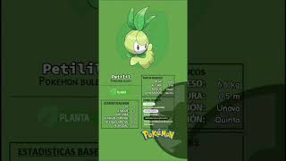 Petilil el pokemon bulbo pokedex pokemongame unova pokemongo anime shorts ash teselia [upl. by Sido]