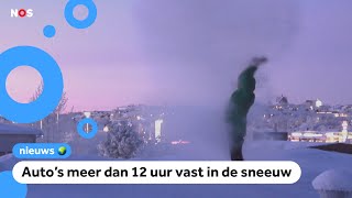 IJskoud in Zweden het vriest meer dan 43 graden🥶 [upl. by Namien]