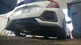 2018 Honda Civic Sport Cold Start W Borla SType Catback [upl. by Payne]