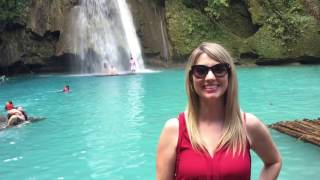 Kawasan Falls in the Philippines NO FILTERS [upl. by Aisel]