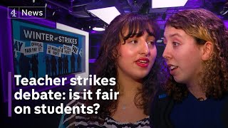 Students explain why they back their teachers on strike [upl. by Ninahs]