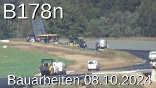 B178n Bauarbeiten 20241008 Oberseifersdorf  Oderwitz [upl. by Los]