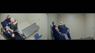 VIDEO Murder suspect tries to grab officers gun [upl. by Eciuqram]