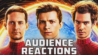 SpiderMan No Way Home Audience Reactions Spoilers  December 16 2021 [upl. by Aliak]