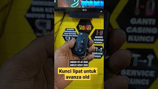 kunci lipat Avanza  flipkey Avanza  upgrade kunci lipat Avanza  modifikasi kunci mobil Avanza [upl. by Augustine605]