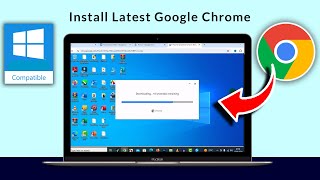 How to install Latest Google Chrome Browser on Windows Laptop amp PC [upl. by Ahsinotna487]