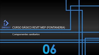 Revit MEP 2019 Fontaneria Componentes sanitarios  Tutorial básico 06 [upl. by Odlanyer520]