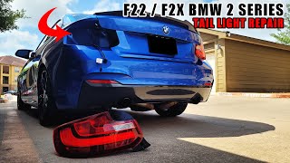 F22 F2X BMW M235i Tail Light Malfunction Repair [upl. by Ogaitnas]