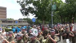 Gebirgsmusikkorps Garmisch Parten Kirchen Intocht 4daagse Nijmegen 2024 part 4 [upl. by Airtened]