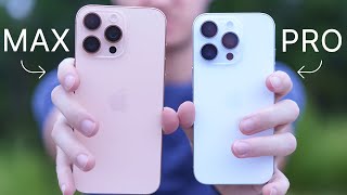 iPhone 16 Pro vs Pro Max After 25 Days  Don’t Be Like Me [upl. by Lontson]