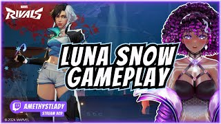 CLIMBING With Luna Snow  Marvel Rivals Luna Snow Gameplay [upl. by Grochow]