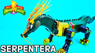 Serpentera Zord Review  Mighty Morphin Power Rangers 1995 Bandai [upl. by Boothman655]