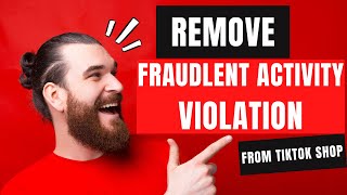 How to Remove Suspected Fraudulent Activity from TikTok Shop tiktokshop ecommerce violation [upl. by Publea]