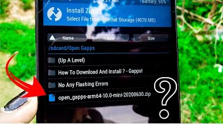 Proper Way to Download amp Install Open Gapps in Android Device  No Flashing Failed [upl. by Akaenahs]