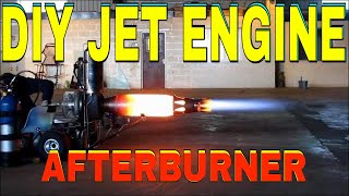 Jet Engine Afterburner Testing Diy jet engine [upl. by Eelrak]