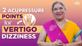 How to Quickly Stop Vertigo  Vertigo amp Dizziness Acupressure Points  Vertigo Treatment At Home [upl. by Ihab]