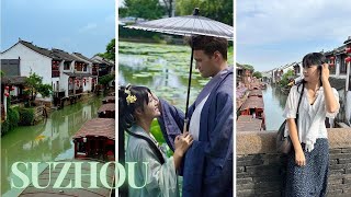 China Vlog  Exploring Suzhou Hanfu Watertown Charming Alleys [upl. by Ayam]