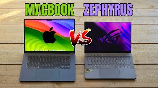 MACBOOK vs WINDOWS Laptop  Asus ROG Zephyrus G14 2024 vs M3 Macbook Air Comparison [upl. by Nason934]