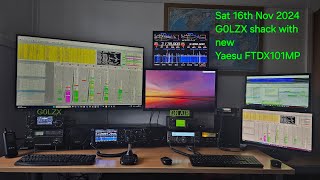 Yaesu FTdx101MP in the shack listening to GW4XLS on 40m [upl. by Ashman]