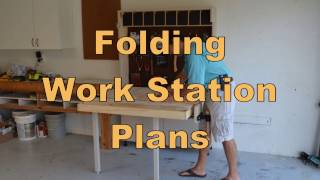 Folding Work Station Plans [upl. by Derna]