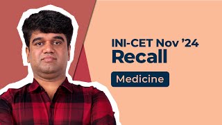 Exam Recall Series INICET Nov 24  Medicine [upl. by Faina]