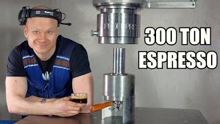 Making Coffee With 300 Ton Hydraulic Press [upl. by Trainor]