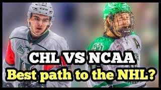 What Is The BEST Path To The NHL CHL VS NCAA [upl. by Wayne73]