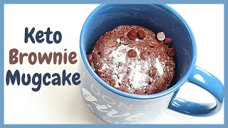 Keto Brownie Mug Cake Quick amp Easy [upl. by Rains982]