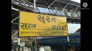 Announcement of 12925 Paschim Express at Surat Railway Station [upl. by Notrom]