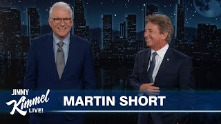 Guest Host Martin Short Gets Interrupted by Steve Martin amp Jiminy Glick Interviews Bill Hader [upl. by Okime]