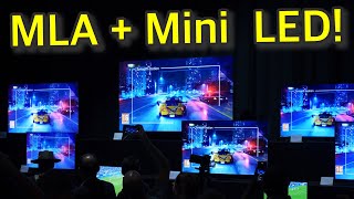 Panasonic Unveil MLA OLED amp Its First Mini LED TV for 2023 [upl. by Eednim]