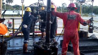 Workover Independence Rig 53 oil well chichimene [upl. by Ientruoc]