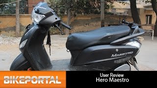 Hero Maestro User Review good mileage  Bikeportal [upl. by Cordelie]