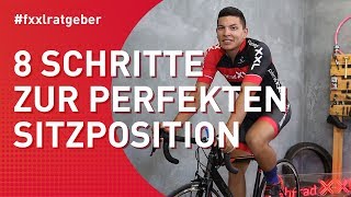 Die perfekte Rennrad Sitzposition in 8 Schritten einstellen [upl. by Leunam]