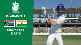 South Africa v India  OnlyTest Day 3 2024  DP World Wanderers Johannesburg  Gaming Series [upl. by Elise]