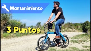 Fiido D11 🔧 3 Puntos básicos de mantenimiento Cada 2 meses [upl. by Berman410]