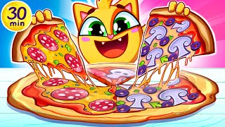 Pizza Song🍕😍  Funny Kids Songs 😻🐨🐰🦁 And Nursery Rhymes by Baby Zoo [upl. by Letha890]