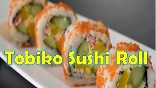 Resep Membuat Tobiko Sushi Roll [upl. by Shiroma827]