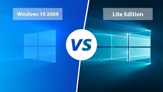 Windows 10 2004 VS Windows 10 Lite Edition Simple Ram Usages and Benchmark Compression [upl. by Piderit]