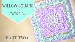 CROCHET Willow Square PART 2  Bella Coco [upl. by Lehacim41]