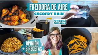 FREIDORA DE AIRE CECOTEC Opiniones FREIDORA CECOFRY Rain Recetas [upl. by Meli]