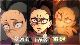 Genya Shinazugawa  Free Twixtor clips  Demon slayer • s4 all scenes [upl. by Kesia]