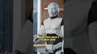 Hilarious Robot Waiter in Action 🤖 shorts trendingshorts ytshorts FutureOfDining RobotServing [upl. by Hsac]