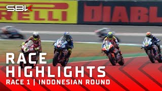 Race 1 HIGHLIGHTS as Bautista amp Razgatlioglu shine at Mandalika ☀️  IDNWorldSBK 🇮🇩 [upl. by Kauslick]