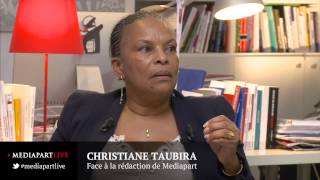 Christiane Taubira face à la rédaction de Mediapart [upl. by Dippold]