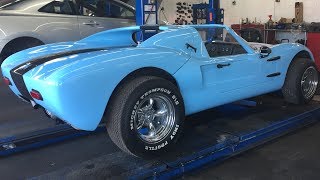 Fiberfab Aztec GT Kit Car GT40 Inspiration Inside 360 Degrees Walk Around [upl. by Yebba894]