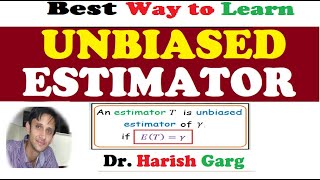 Unbiasedness Estimator  For good Point Estimator [upl. by Lewiss]