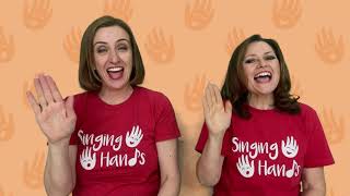 Makaton  HELLO TEACHERS HELLO FRIENDS  Singing Hands [upl. by Ecylla]