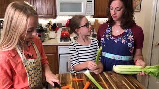 Kids cook Instant Pot Italian Sausage Lentil Soup [upl. by Iel]