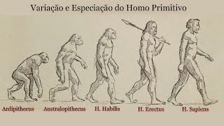 O Início do Homo Primitivo H Habilis H Erectus H Sapiens [upl. by Narhet]